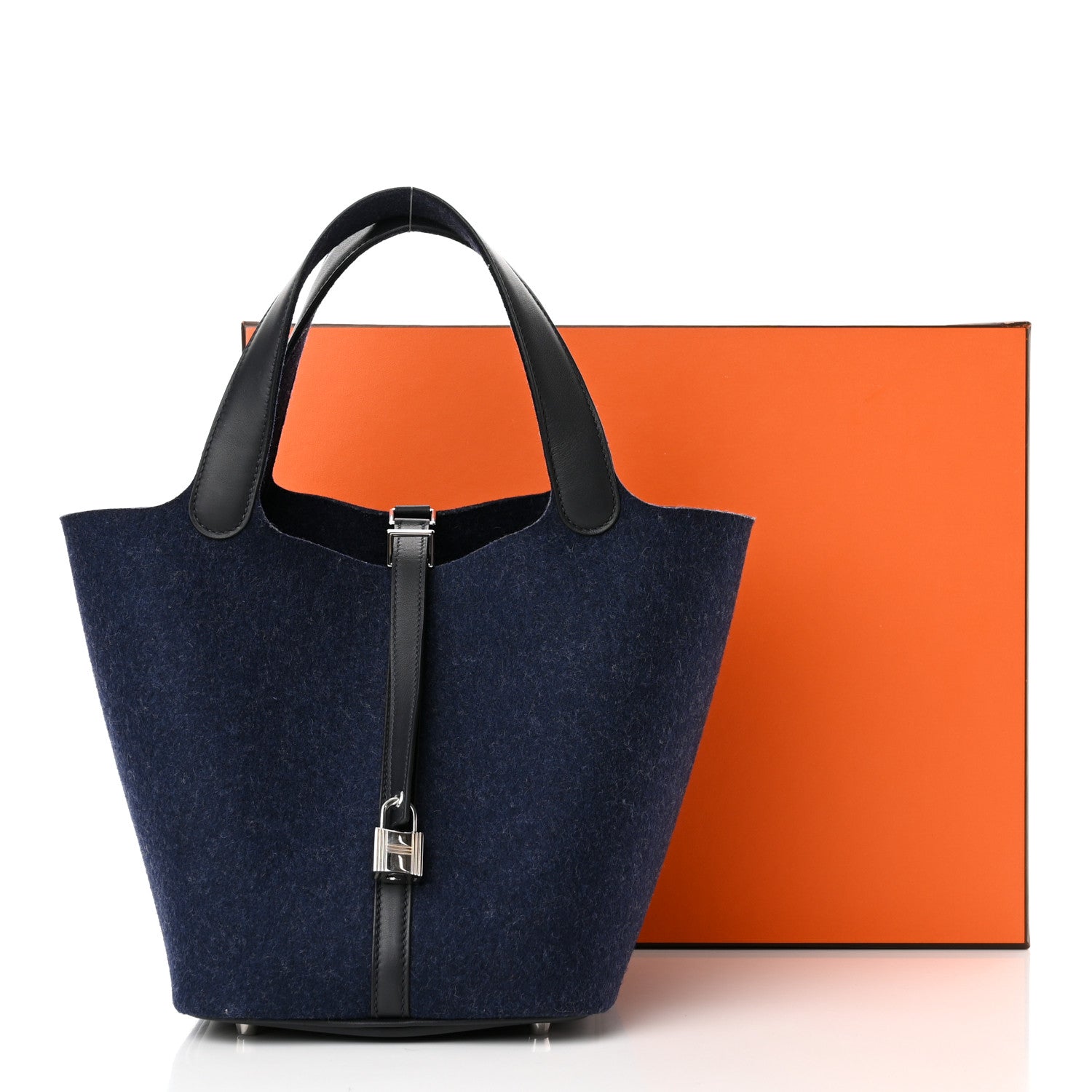 Hermes Feutre Swift Picotin Lock 22 MM Bleu Nuit Black 11 of 11