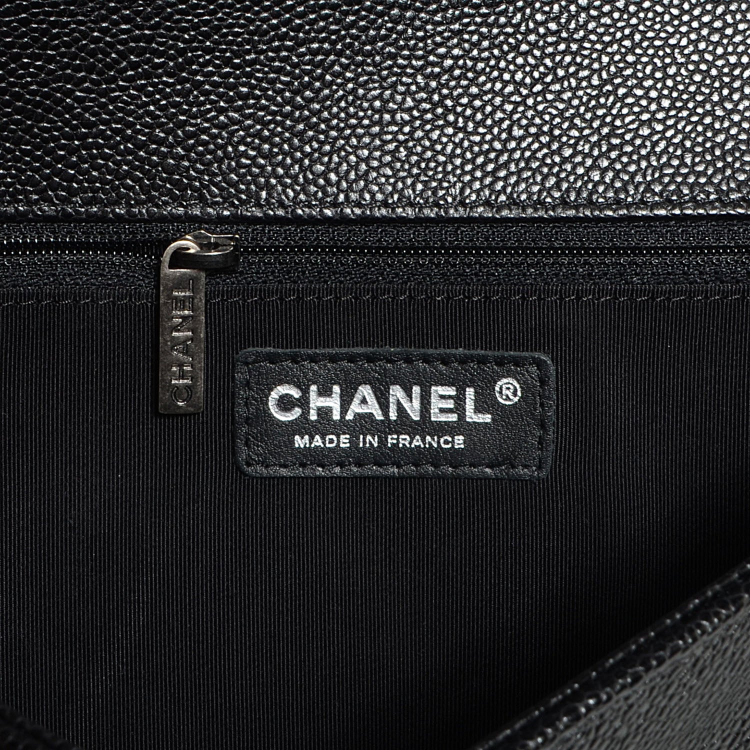 Chanel Caviar Quilted New Medium Boy Flap Black 7 of 10