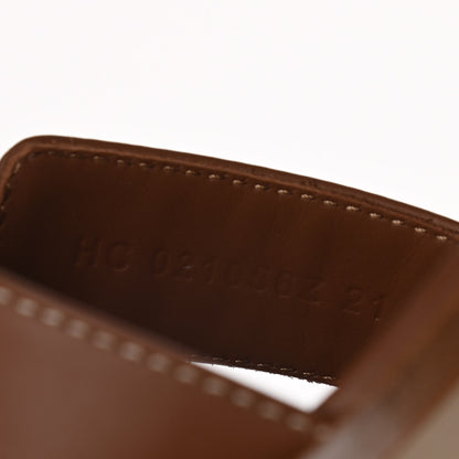 Hermes Box Calfskin Oran Sandals 37 Gold 9 of 9