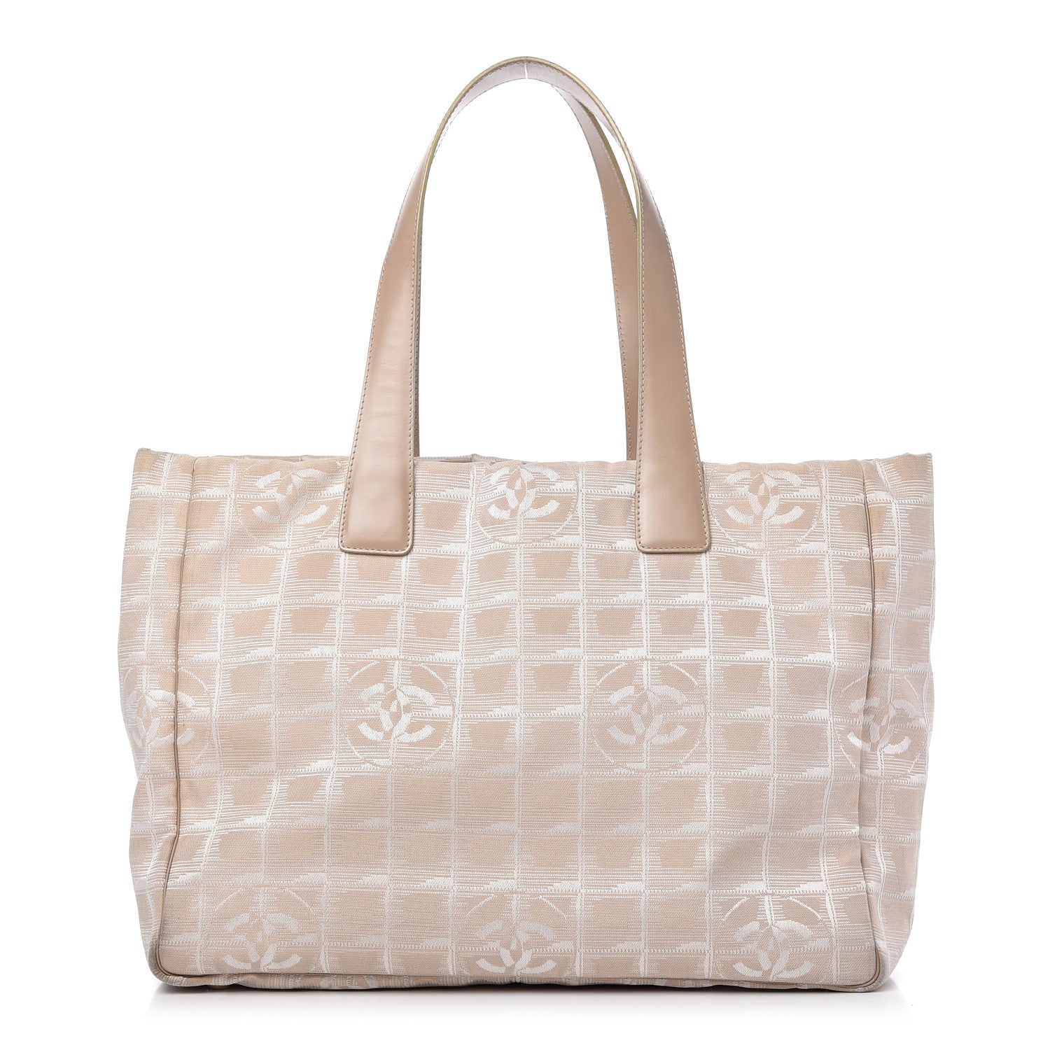 Chanel Nylon Medium Travel Tote Beige 1 of 9