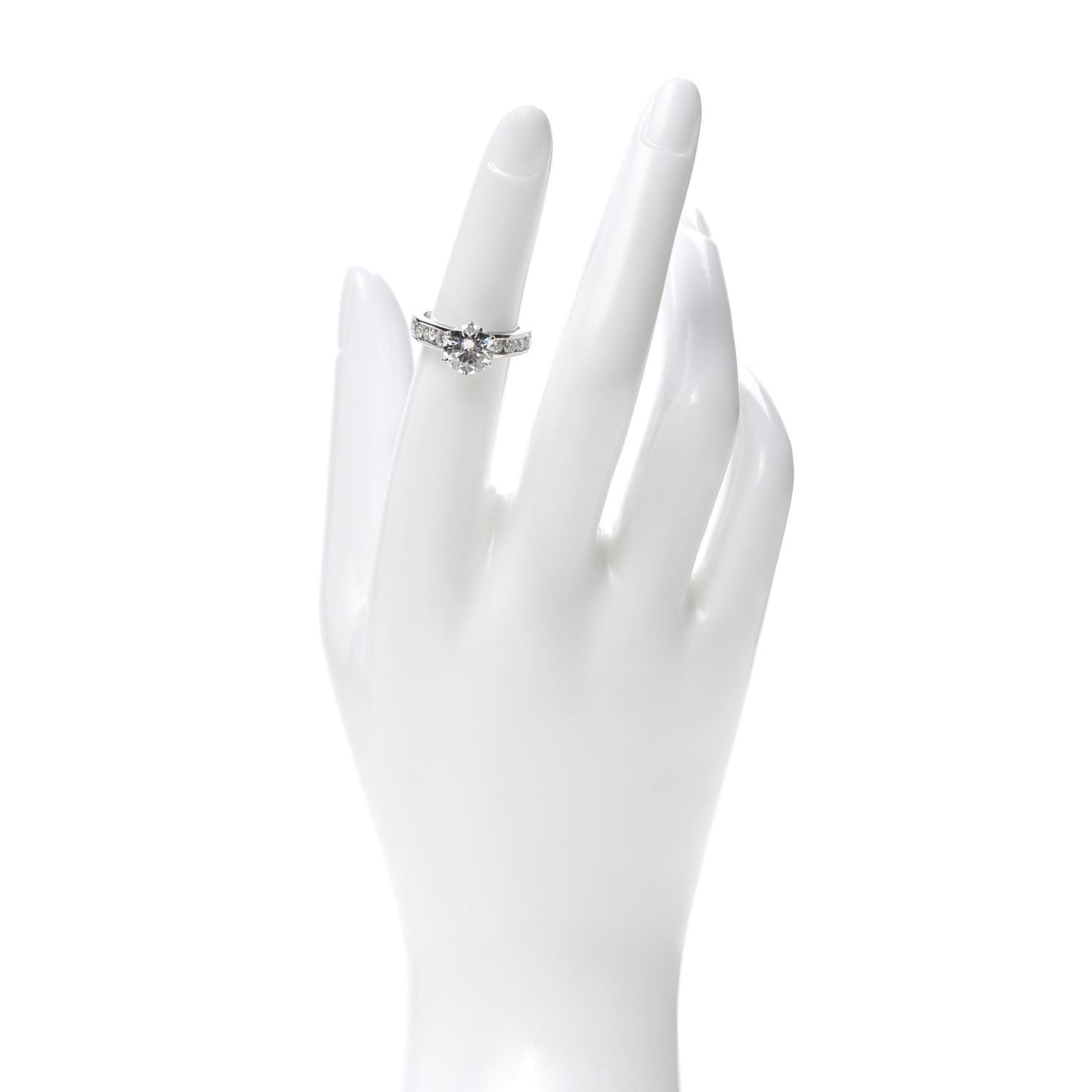 Platinum Diamond 2.23ct Engagement Ring 50 5.25