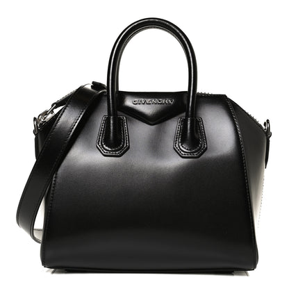 Givenchy Shiny Lord Calfskin Mini Antigona Black 1 of 12