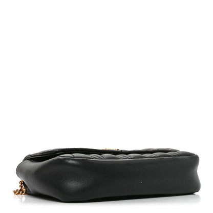 Versace Nappa Quilted Virtus Evening Bag Black 4 of 9
