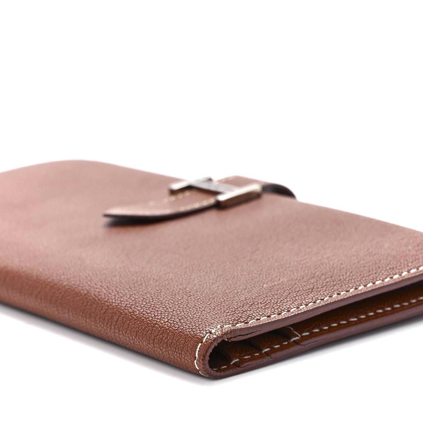 Chevre Mysore Bearn Gusset Wallet Gold