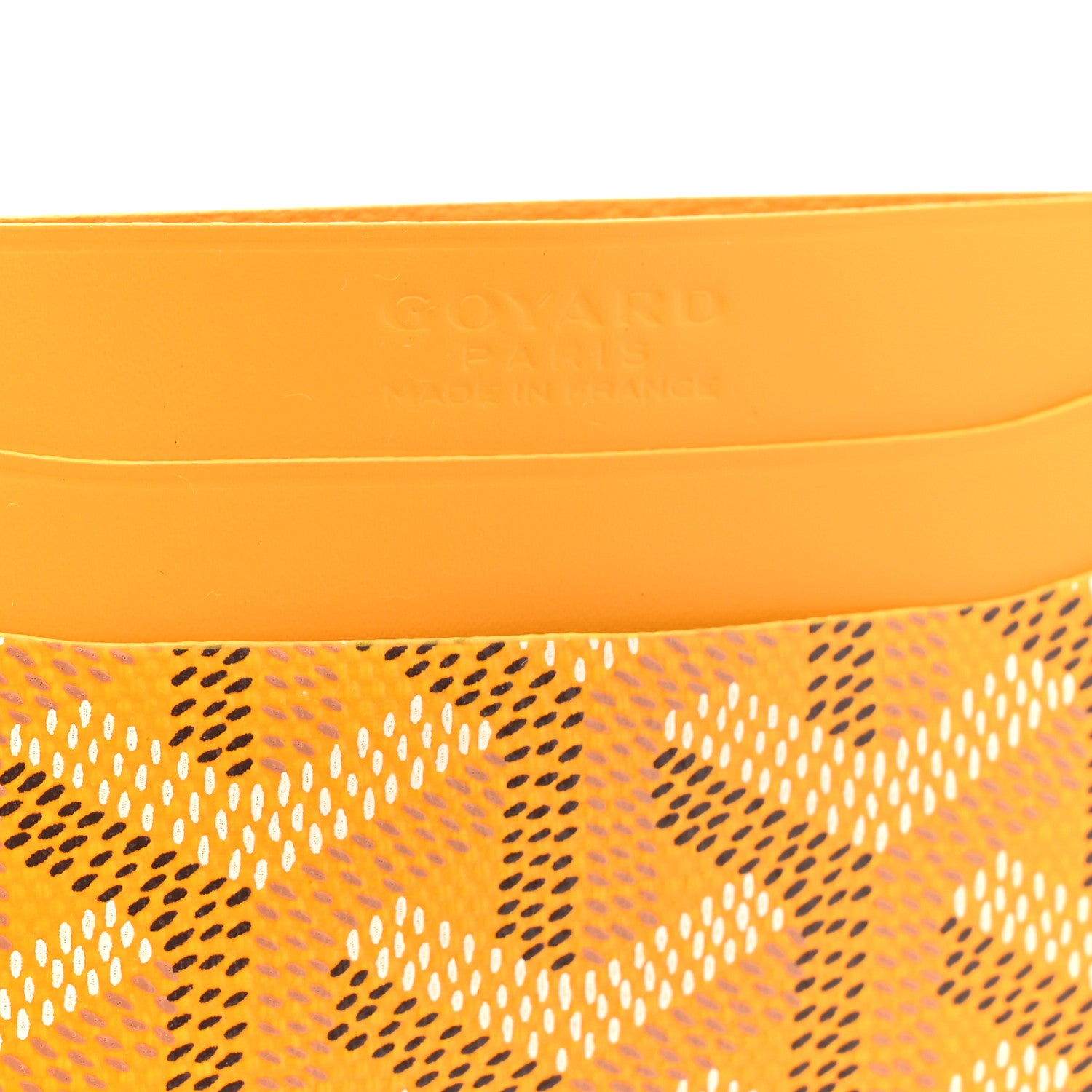 Goyard Goyardine Saint Sulpice Card Holder Yellow 6 of 7