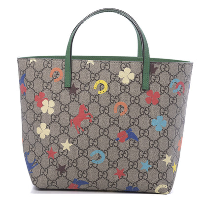Gucci GG Supreme Monogram Ranch Childrens Tote Beige 1 of 10