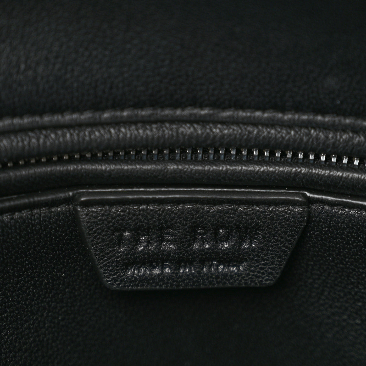 The Row Grained Calfskin Agnes 12 Black 6 of 11