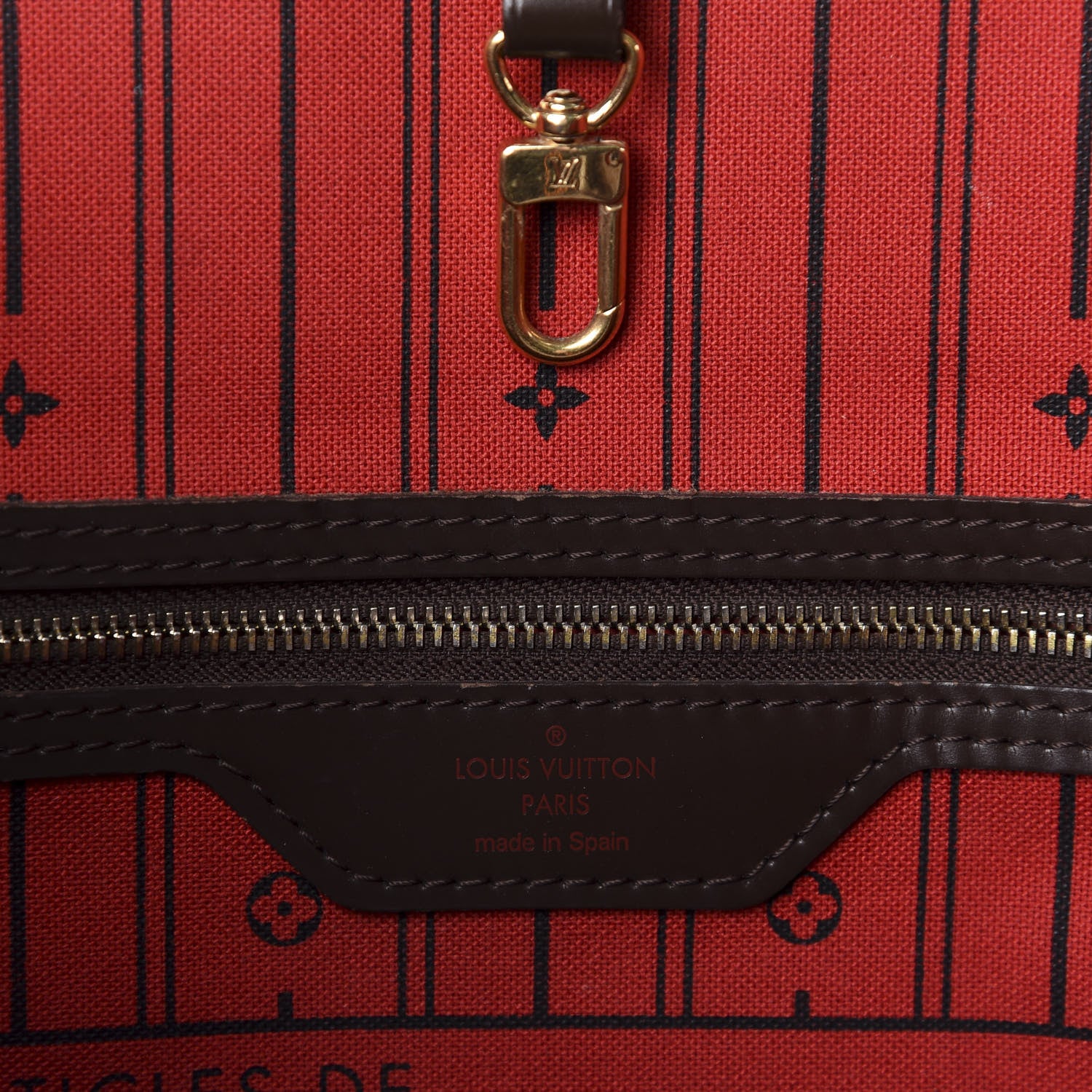 Louis Vuitton Damier Ebene Neverfull MM 8 of 10