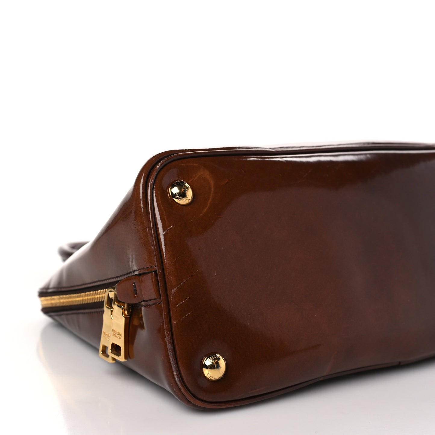 Spazzolato Promenade Tote Tabacco