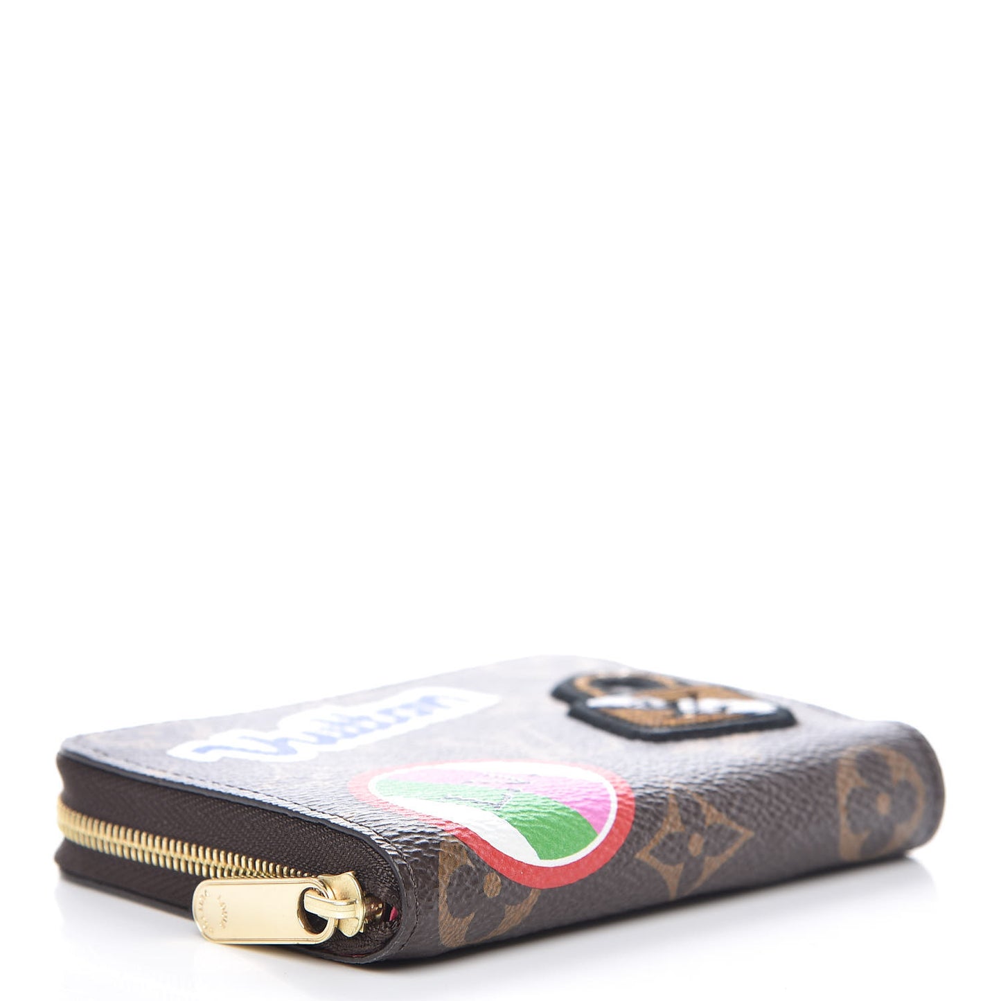 Monogram Travel Stickers Zippy Coin Purse