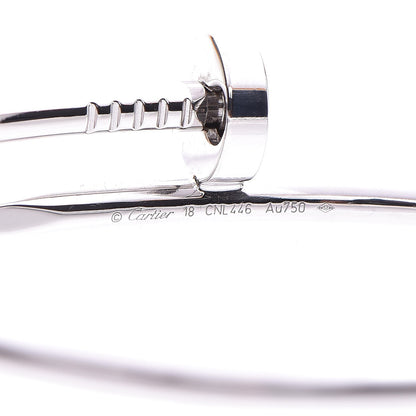 Cartier 18K White Gold Juste Un Clou Bracelet 18 4 of 4