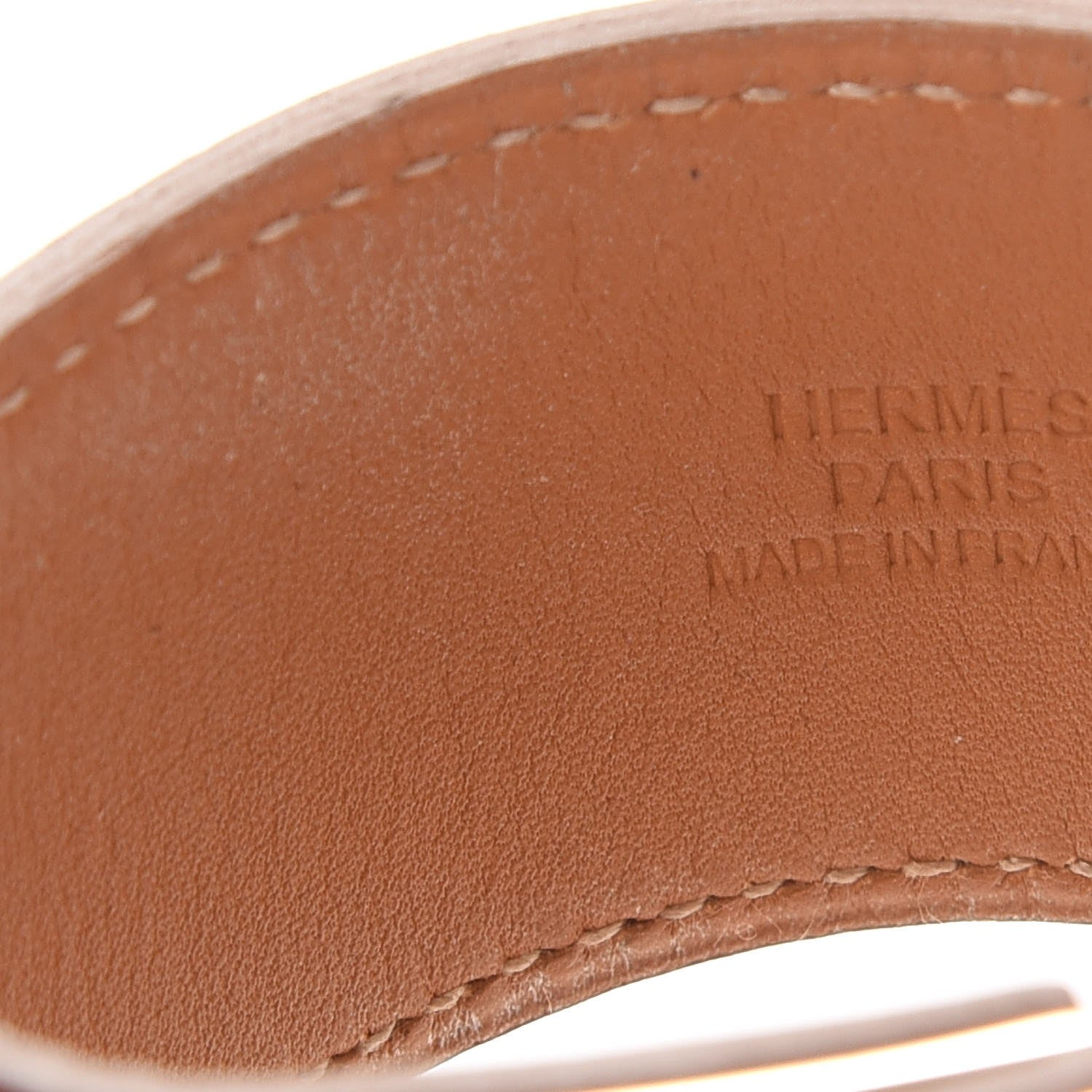Hermes Lizard Kelly Dog Cuff Sanguine 6 of 9