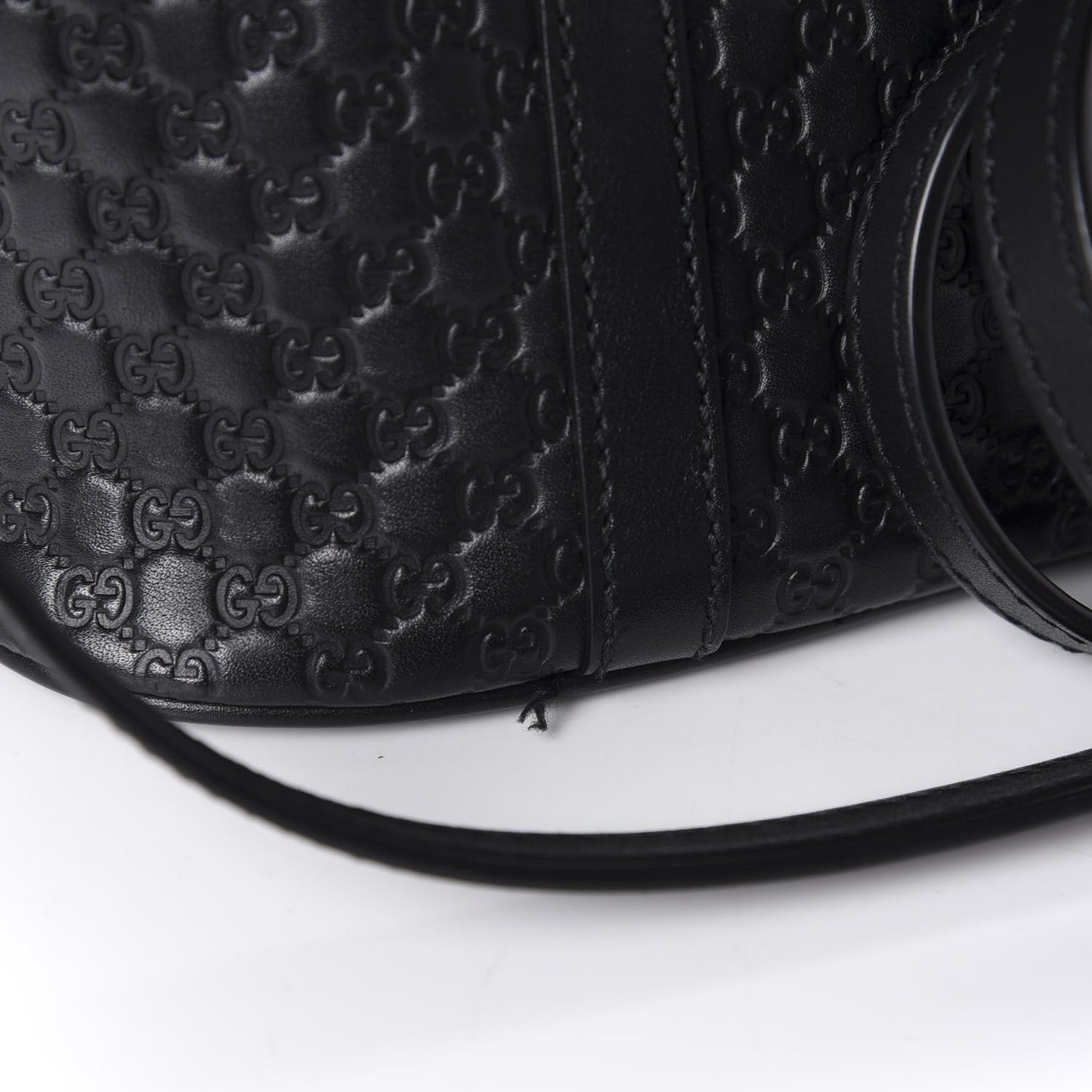 Microguccissima Mini Dome Bag Black