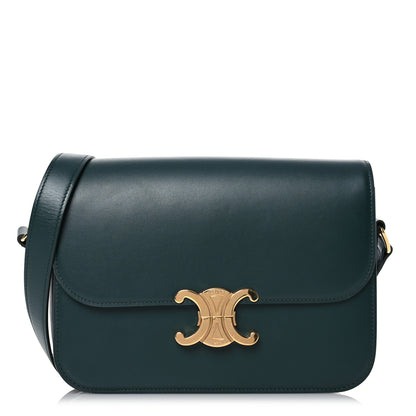 Celine Shiny Calfskin Medium Triomphe Amazone 1 of 19