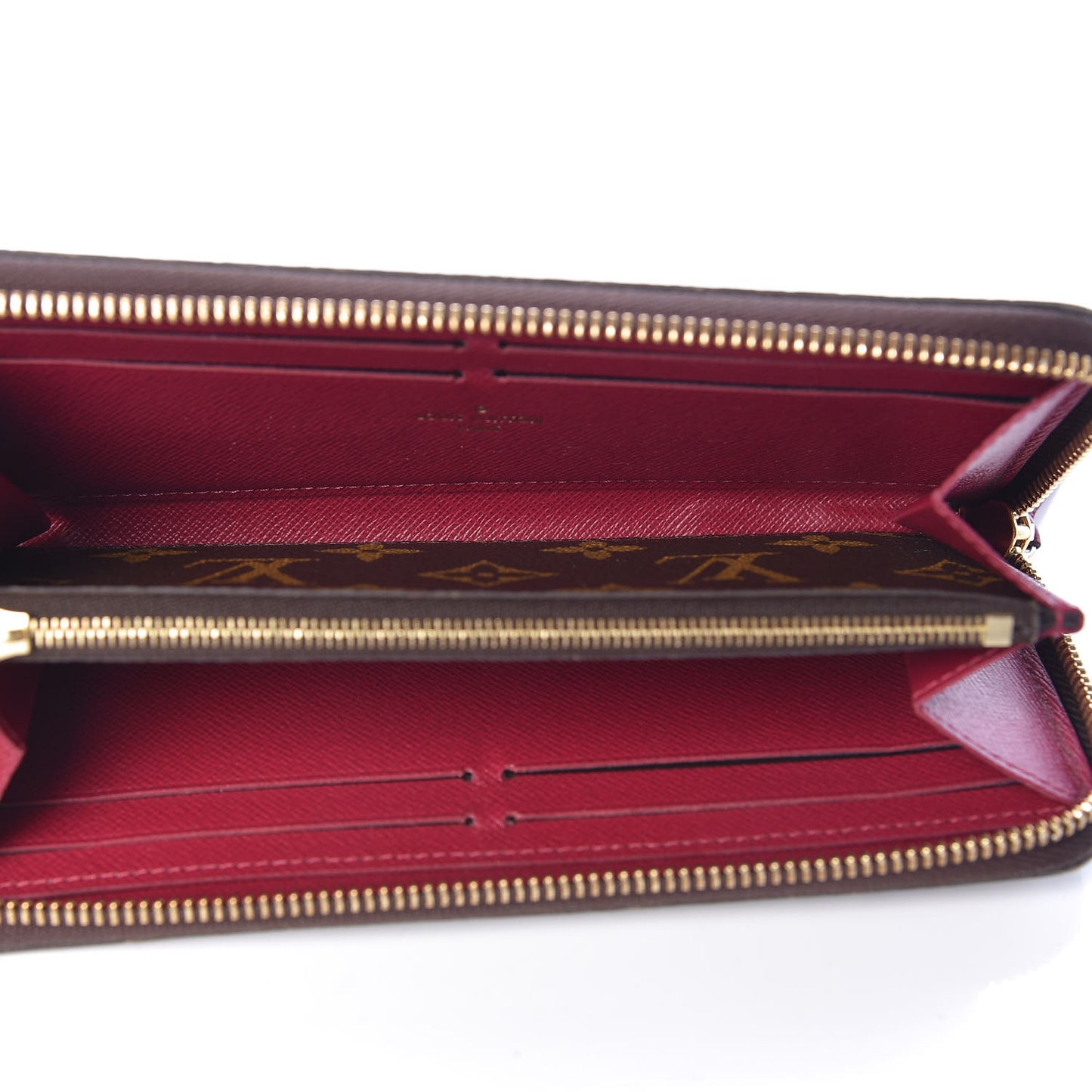 Monogram Clemence Wallet Fuchsia