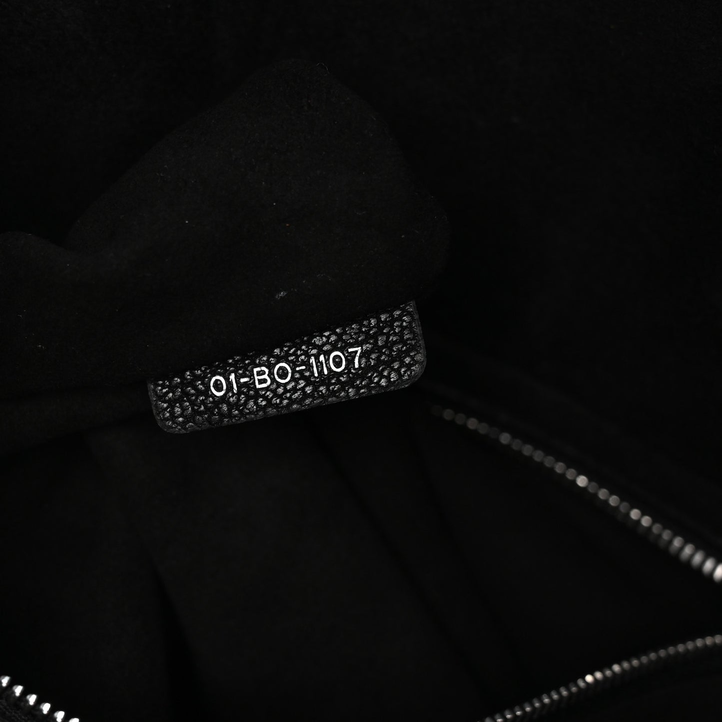 Canyon Grained Lambskin Large Lady Dior Black