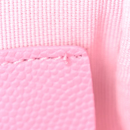Chanel Caviar Quilted Small Cosmetic Case Pink 8 of 9