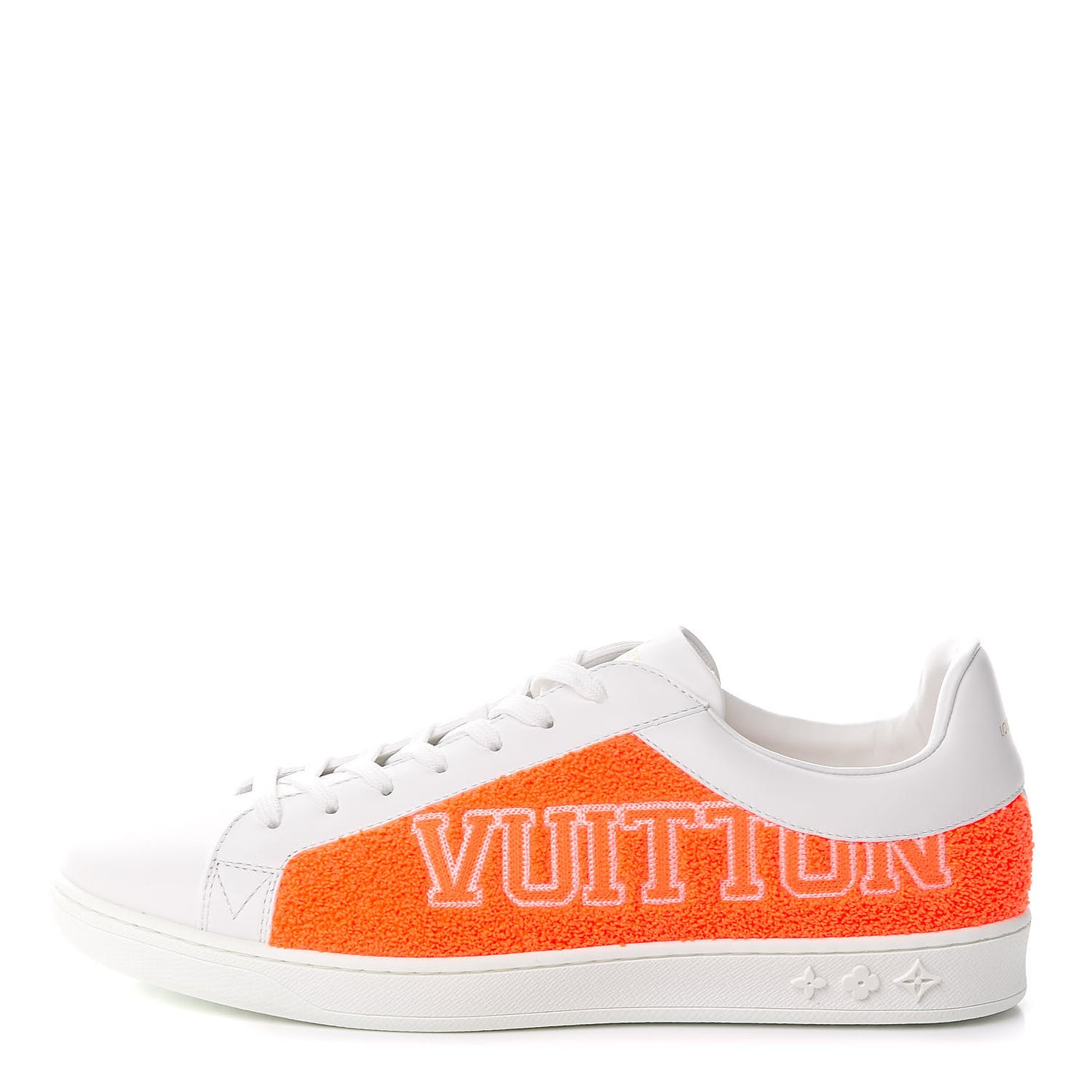 Calfskin Luxembourg Sneakers 7 White Orange Yellow