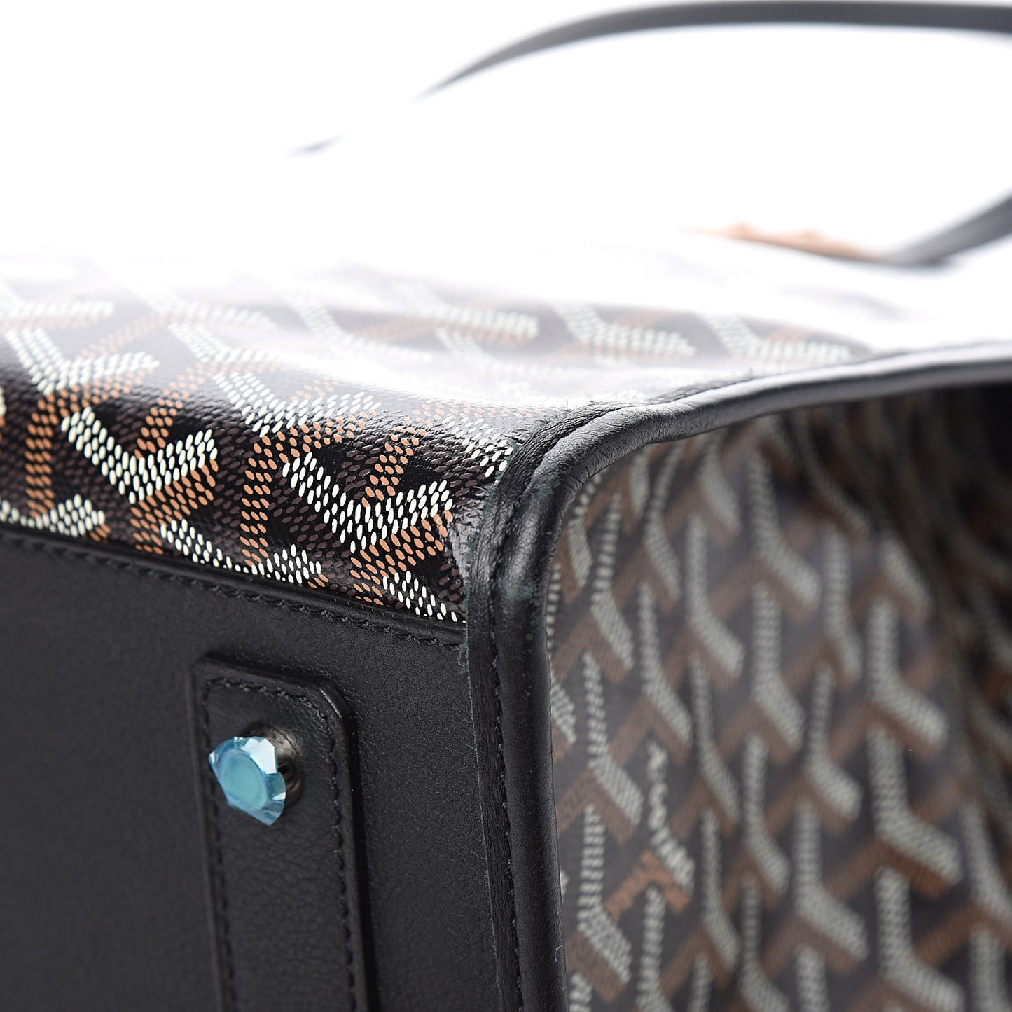 Goyardine Marquises Tote Black