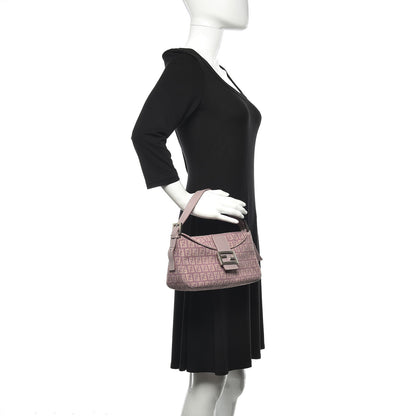 Fendi Zucchino Cuoio Baguette Lilla 2 of 10