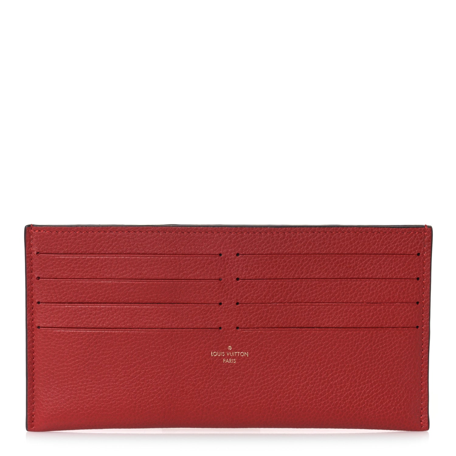 Louis Vuitton Calfskin Felicie Card Holder Insert Cherry 1 of 7