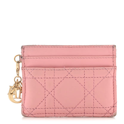 Christian Dior Lambskin Cannage Lady Dior Five-Slots Card Holder Melacoton 1 of 11