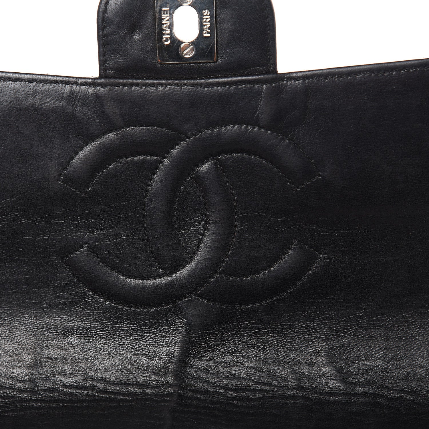Chanel Lambskin Micro Quilted Medium Single Flap Black 16 of 16