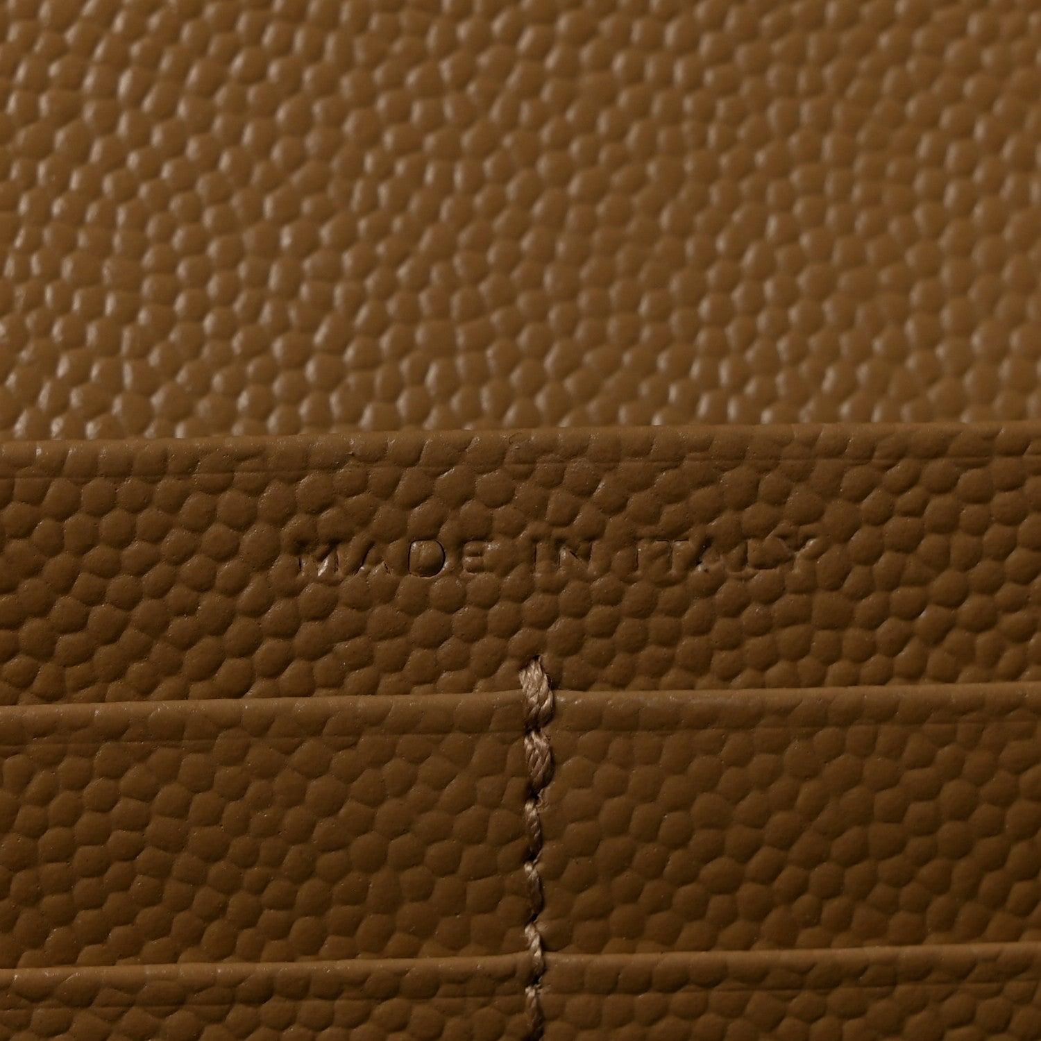 Saint Laurent Grain De Poudre Matelasse Chevron Monogram Flap Wallet Dark Beige 7 of 11