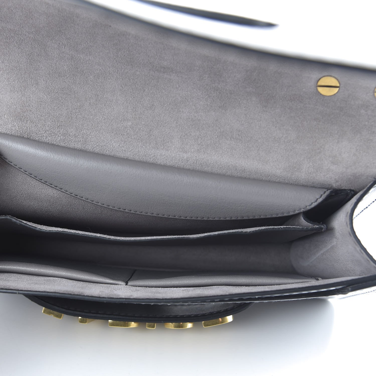 Christian Dior Calfskin Medium J'Adior Chain Flap Bag Iron Grey 4 of 9