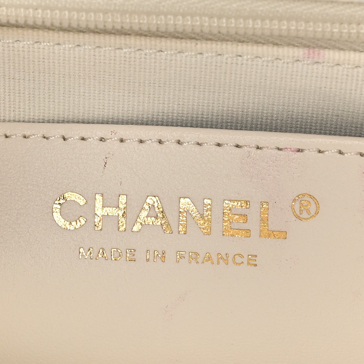 Caviar Quilted Coco First Flap White