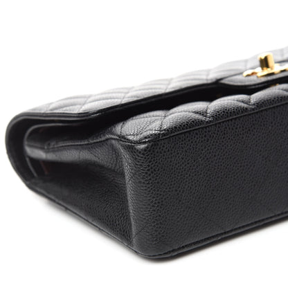 Chanel Caviar Quilted Medium Double Flap Black 6 of 13