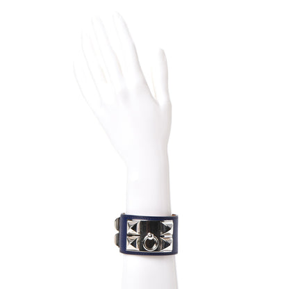 Hermes Swift Collier de Chien CDC Bracelet S Bleu Saphir 2 of 8