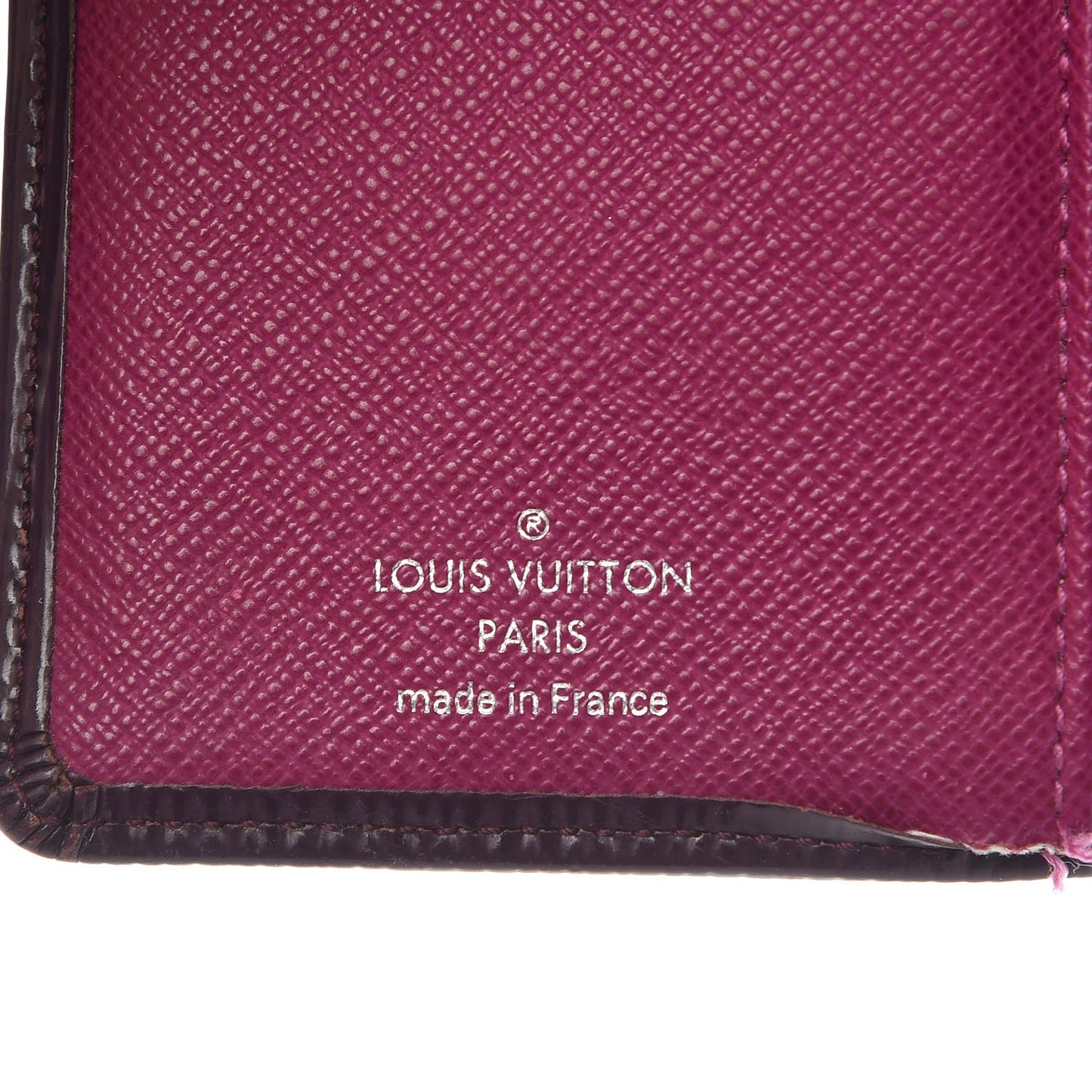 Epi French Purse Wallet Cassis