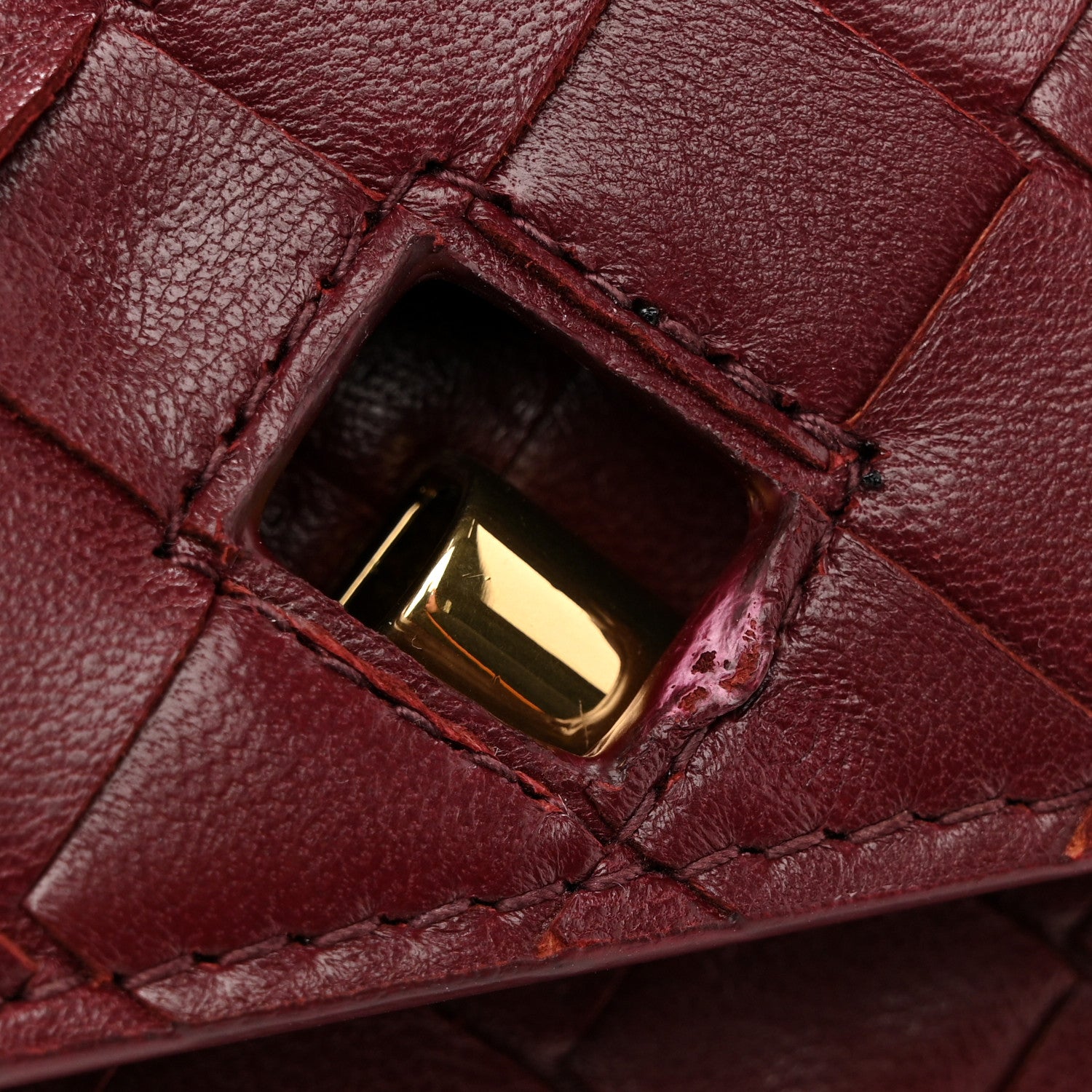 Bottega Veneta Nappa Intrecciato Long Andiamo Top Handle Clutch Barolo Barolo 8 of 12