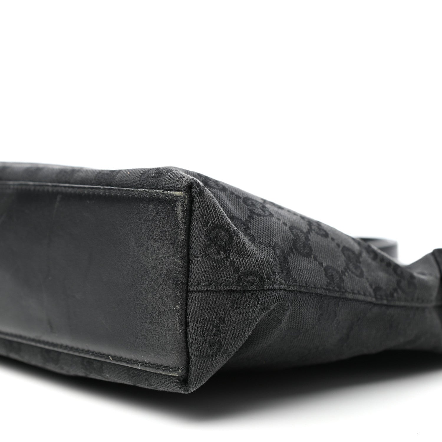 Gucci Monogram Piston Shoulder Bag Black 9 of 11
