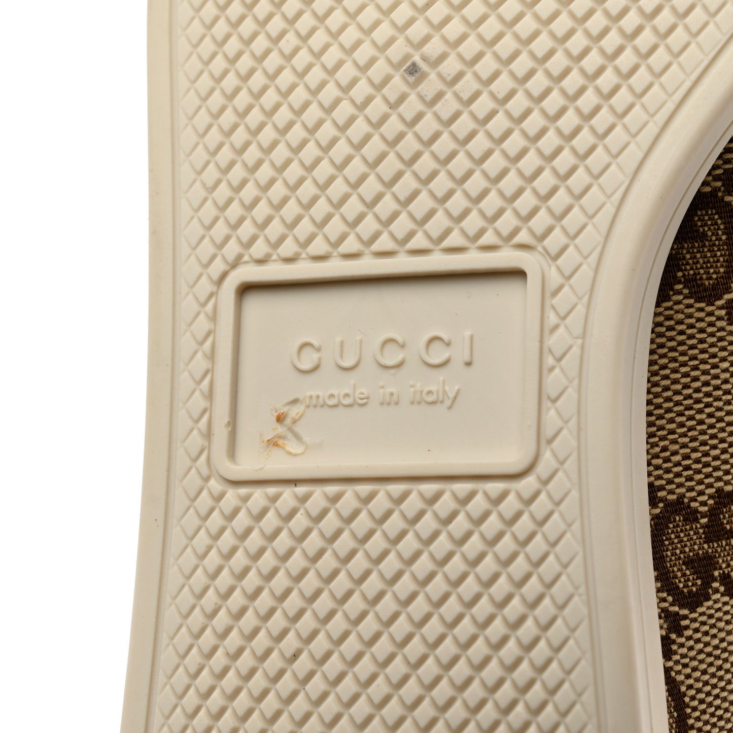 Suede Monogram Web Womens Falacer Sneakers 35.5 Nocciola Beige Mystic White Hibiscus Red