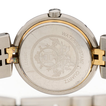 Hermes Stainless Steel 25mm Clipper Quartz Watch Gold 2 of 2