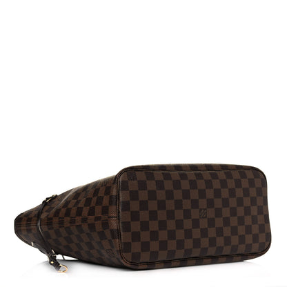 Louis Vuitton Damier Ebene Neo Neverfull MM Rose Ballerine 4 of 13