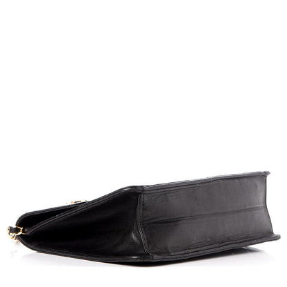 Chanel Lambskin Quilted Medium Single Flap Black 4 of 14