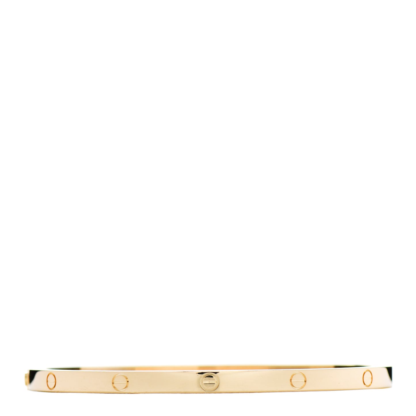 18K Yellow Gold Small LOVE Bracelet 17