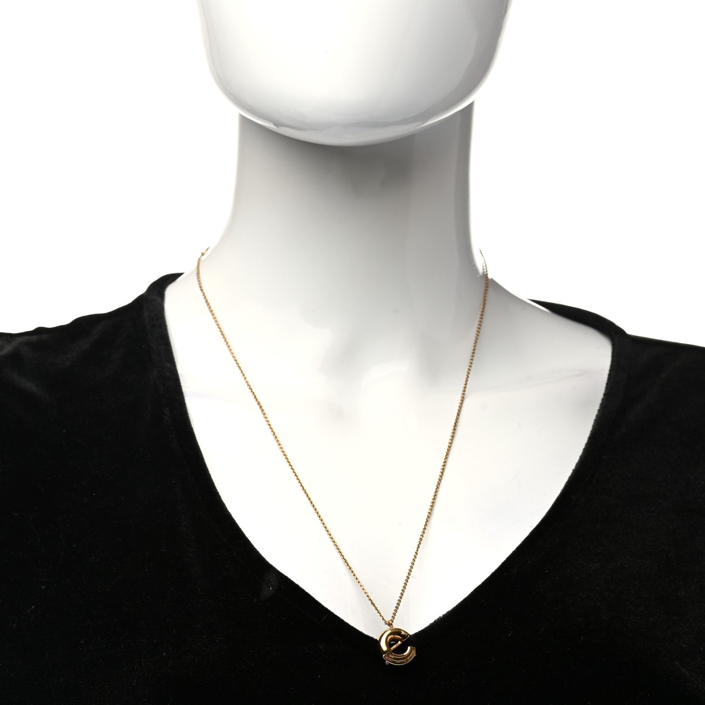 LV And Me Letter C Necklace Gold