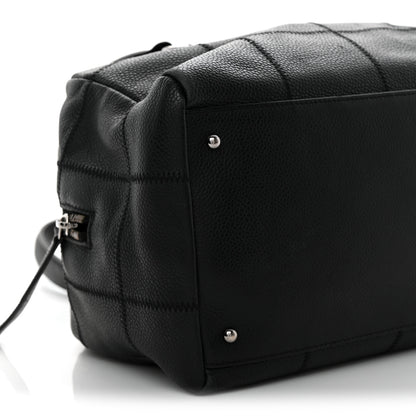 Chanel Caviar Square Stitched Bowler Black 8 of 9