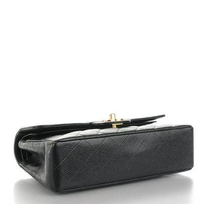 Chanel Caviar Quilted Small Double Flap Navy 4 of 8