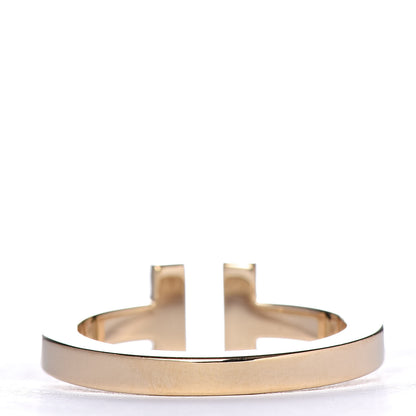 Tiffany 18K Yellow Gold T Square Ring 54 7 3 of 4