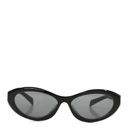 Prada Acetate Oval Sunglasses SPR 26Z Black 2 of 6
