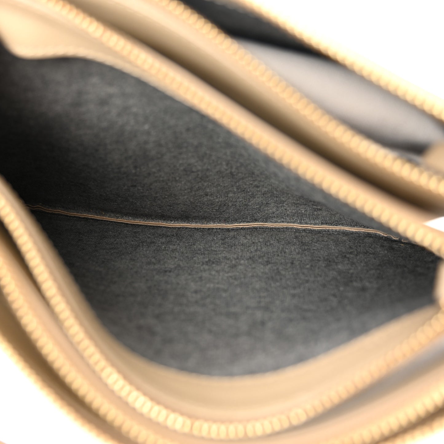 Lambskin Large Trio Crossbody Bag Light Caramel