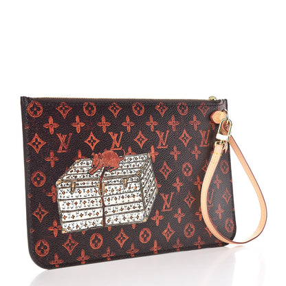 Louis Vuitton Catogram Neverfull MM GM Pochette Marron 3 of 7