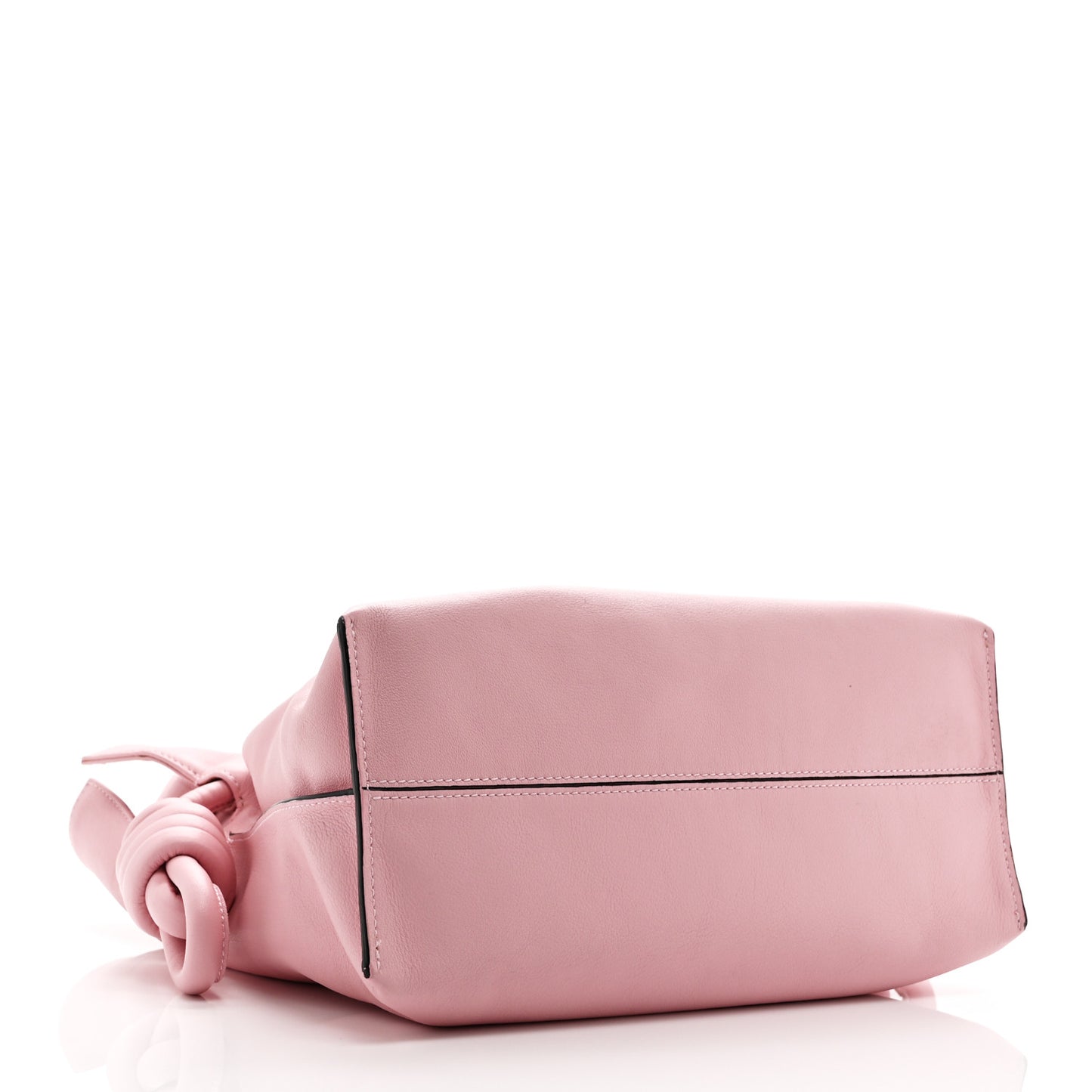 Calfskin Flamenco Knot Bag Pastel Pink
