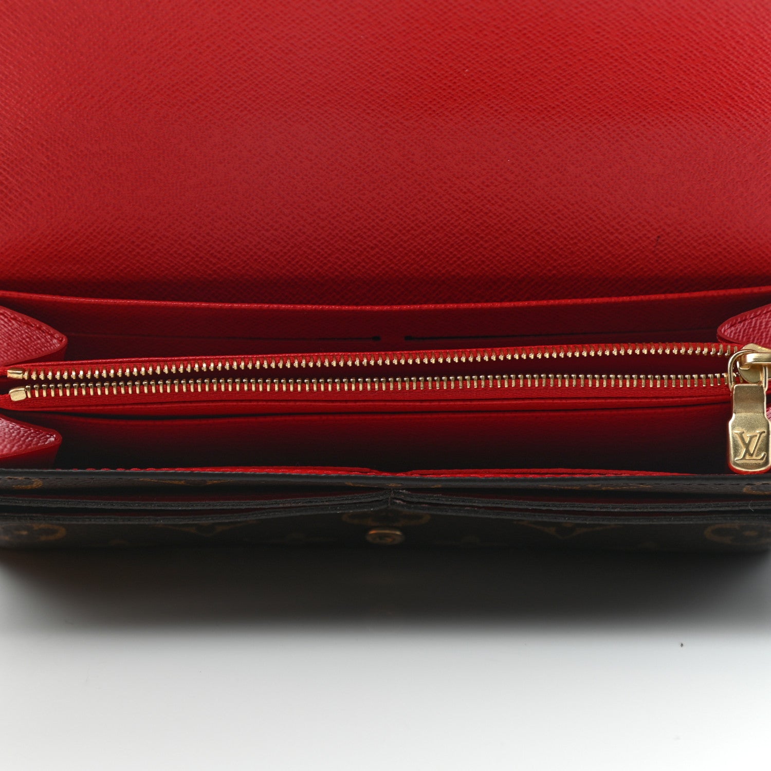 Louis Vuitton Monogram Sarah Wallet NM Coquelicot 5 of 6