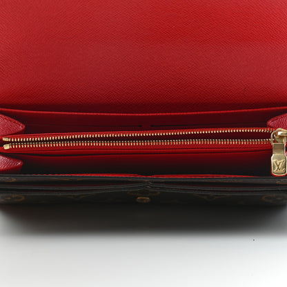 Louis Vuitton Monogram Sarah Wallet NM Coquelicot 5 of 6